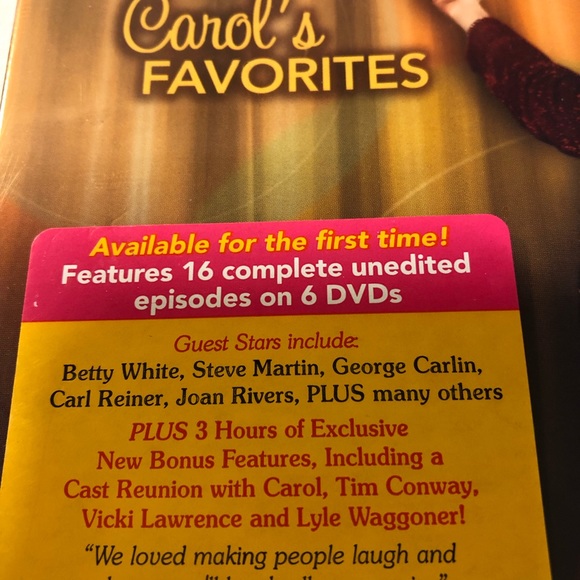 New sealed The Carol Burnett show Collector’s Edition DVDs 16 unedited episodes - Picture 2 of 8